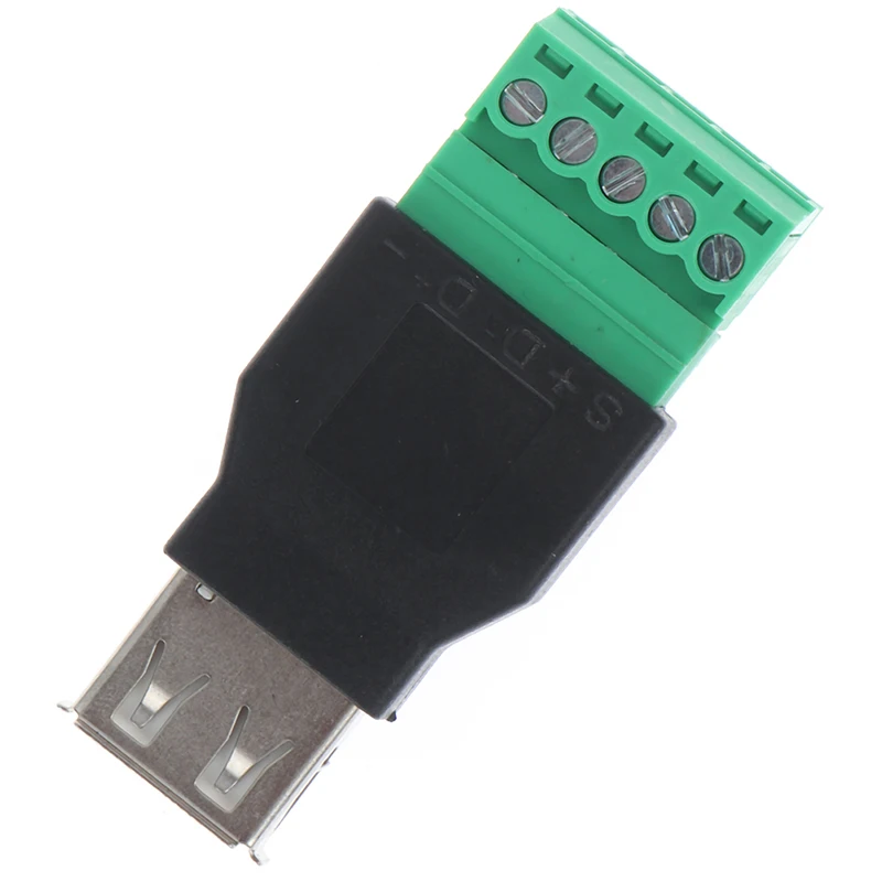 1 шт. USB Женский 5P винт Защитная Пробка разъема адаптера