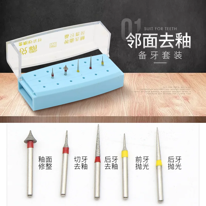 

Стоматологический межпроксимальный эмалированный комплект для подготовки