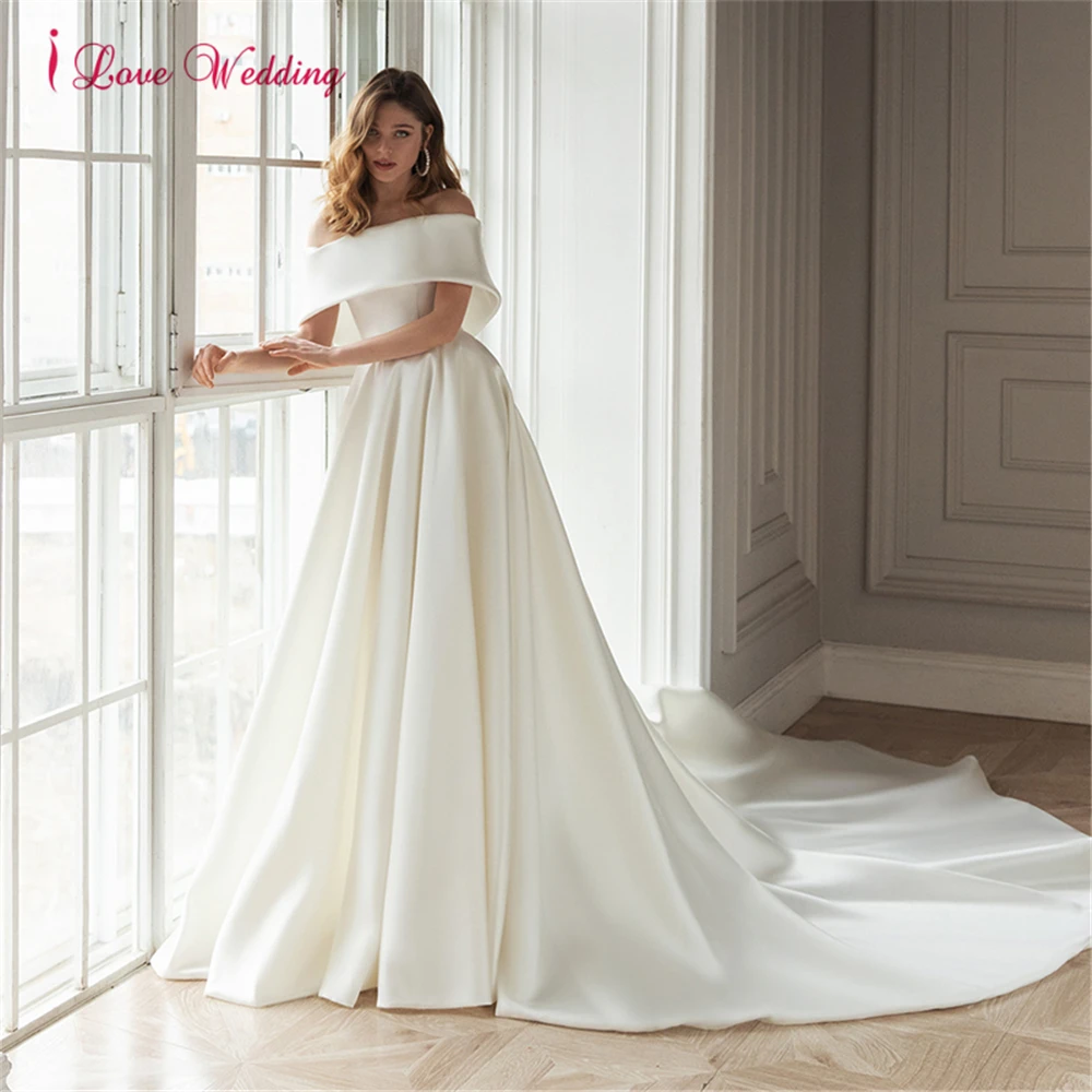 Elizabeth Sin Tirante Novio Gasa Vestidos Naranja Tallas Grandes - Main Image