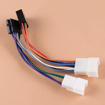 

beler Car ABS Stereo Radio ISO Wiring Harness Plug Loom Adaptor Connector Cable fit for Toyota Aurion Avensis Camry