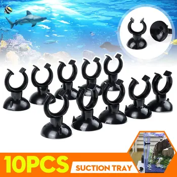 

10Pcs 7Sizes Clip Sucker Fish Tank Air Pump Clamp Oxygen Tube Clip Heating Rod Clamp Thermometer Clip Sucker Clamp For Aquarium