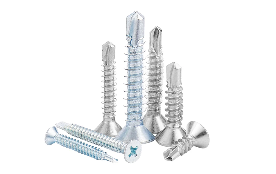 20/30 Stück Kreuzschlitz-Flachkopf Selbstbohrende Blechschrauben Edelstahl Verzinkt M3.5 M4.2 M4.8 Hardiflex-Schrauben für Blech – Detail 4