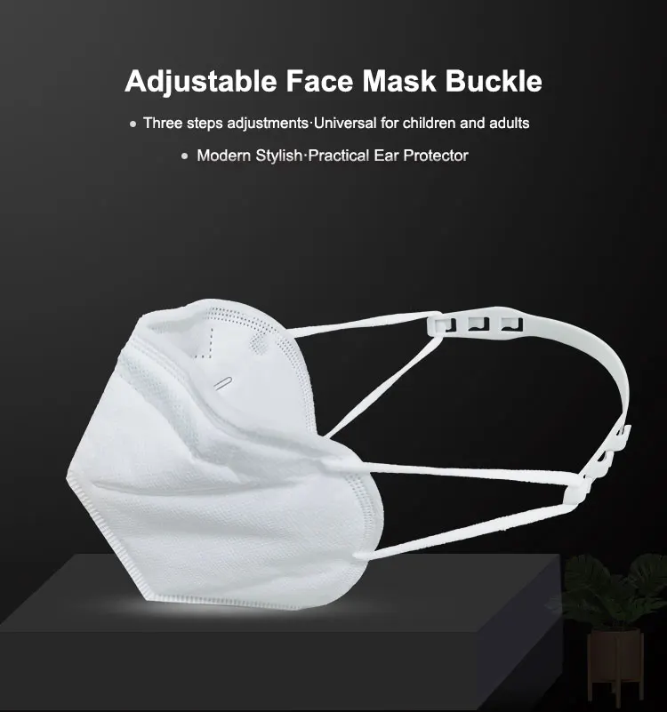 

N95 KN95 Disposable Mask Dust Masks Anti Lock Mask Buckle Ear Protection Mask Hook Ear Pain Prevention Universal 3pcs TSLM2