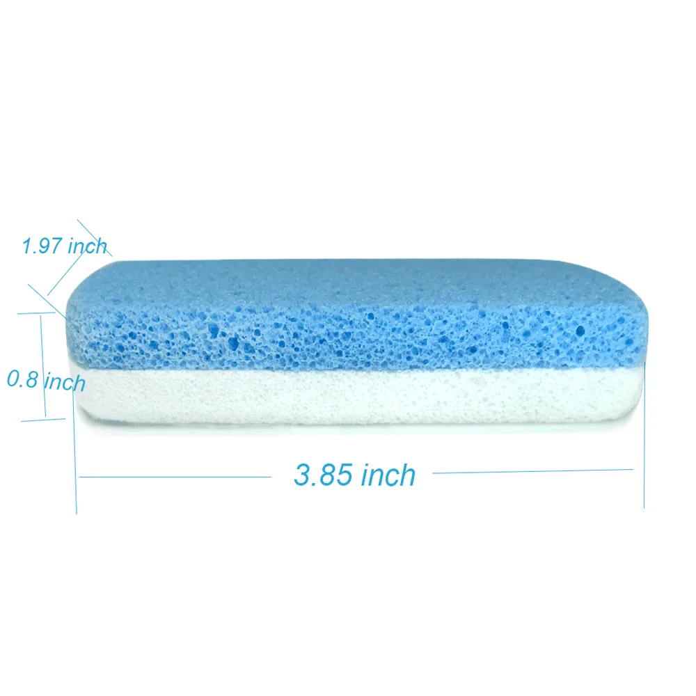 2Pcs Foot Pumice Stone for Heels File Foam Foot Grater Heels Scraper Glass Rasp Pedicure Equipment Natural Pumice Cleaning