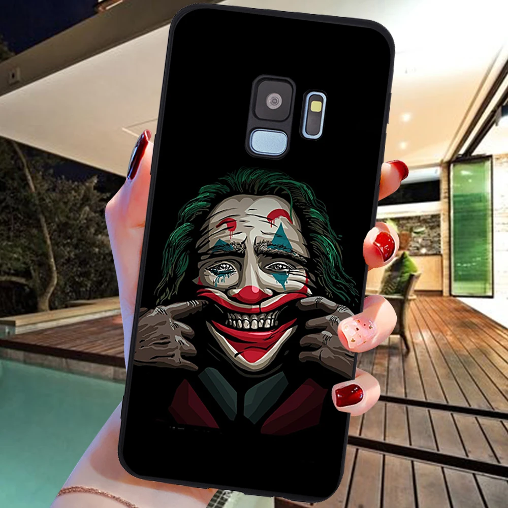 Бэтмен Джокер уход за кожей лица DC для samsung Galaxy S6 S7 край S8 S9 S10 Plus Note 8, 9, 10, A30 A40 A50 A60 A70 M10 M20 чехол для телефона чехол