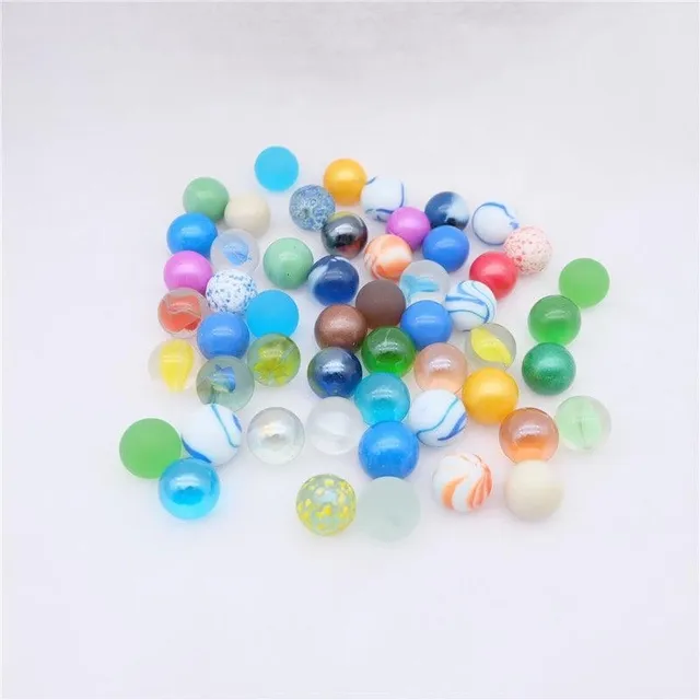 10/20pcs Glass Ball 16 Mm Cream Console Game Stress Pinball Machine Cattle Small Marbles Pat Toys Parent-child Machine Beads 5