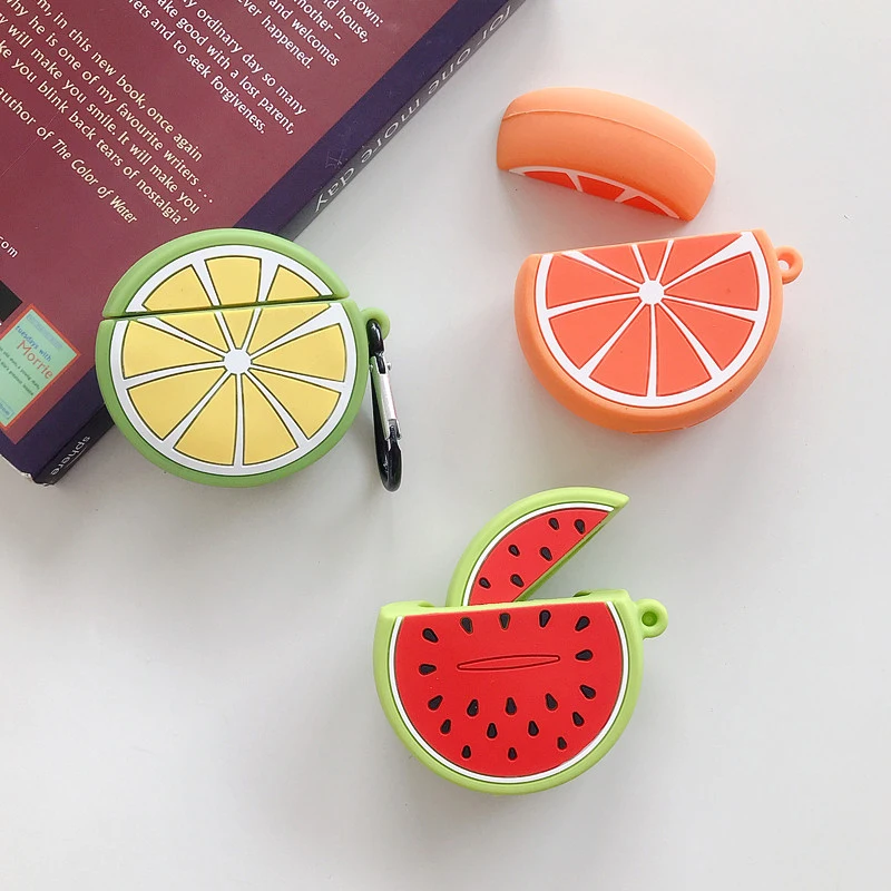 Чехол для беспроводных Bluetooth-наушников AirPods 2 силиконовый 3D-чехол с рисунком