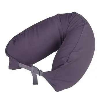 

Portable Flight Office Travel Pillow Neck U Rest Nylon polystyreneAir Cushion with Buckle for travel, camping office