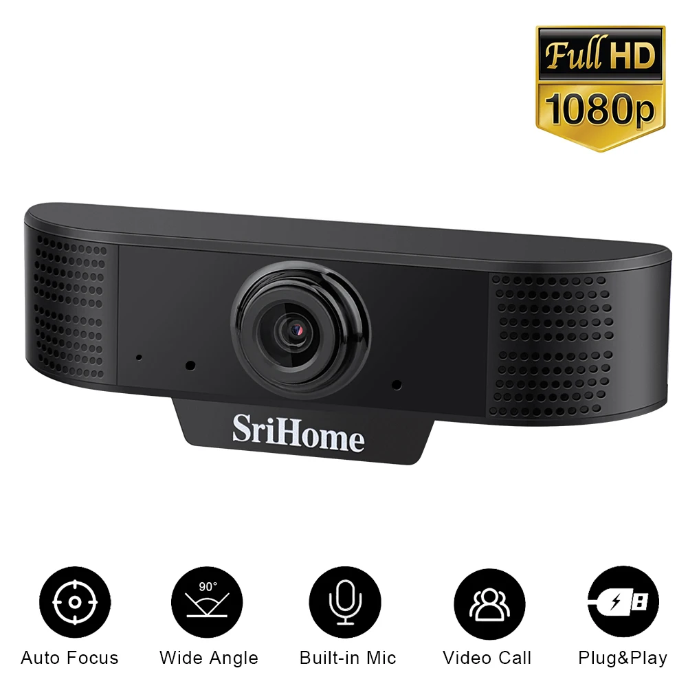 

mini webcam full hd 1080p usb camera webcamera auto focus 1920*1080 web camera for computer with microphone For OS Windows10/8