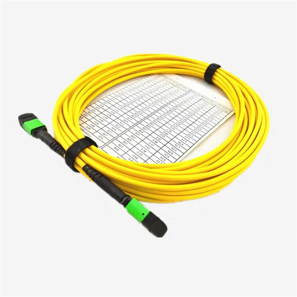 MPO 광섬유 패치코드 16코어 싱글모드 A타입 SM 암수 원형 케이블 1M 3M 5M 10M 15M 20M MPO/APC FTTH 점퍼 16C 3mm