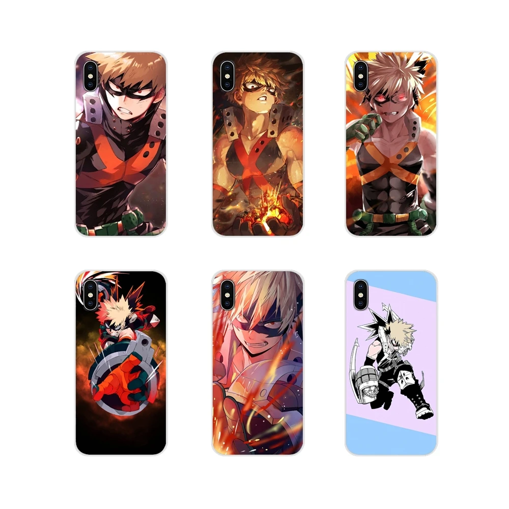 For BQ Aquaris S 5059 5035 6040L C V Plus X X2 Pro U U2 Lite M 2017 E 4.5 E5 X5 Phone Skin Cover Bakugo Boku no My Hero Academia | Мобильные