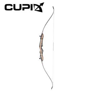 

New Style 62 inches 30/45 LBS Recurve Bow Wooden Riser Fiber Limbs Detachable for Archery Hunting Shooting