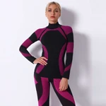 Description Picture 4 of itemWomen Thermal Underwear Suit Spring Autumn Winter Quick Dry Thermo Sporting Underwear Sets Female Fitness Gymming Long Johns 18A