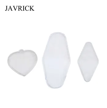 

3Pc Handmade Heart Rhombic Cat Dog Tag Pendant Silicone Mold With Hole Resin Casting Mold Jewelry Making Tool Art Crafts