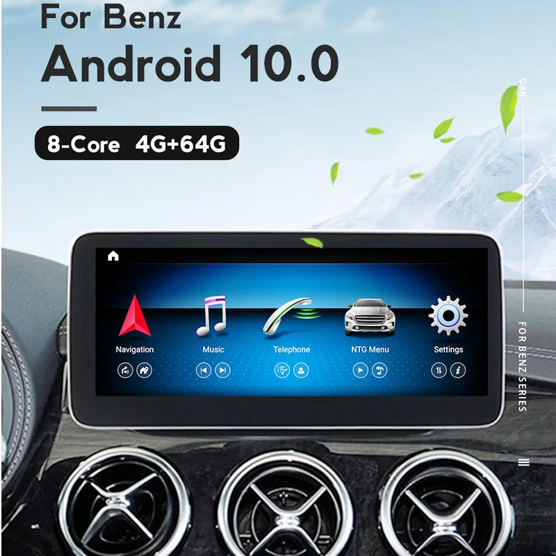 For Mercedes Benz GLK 200 220 250 280 300 320 350 MB X204 Car Multimedia GPS Audio Radio NTG CarPlay TPMS Android Navigation | Автомобили