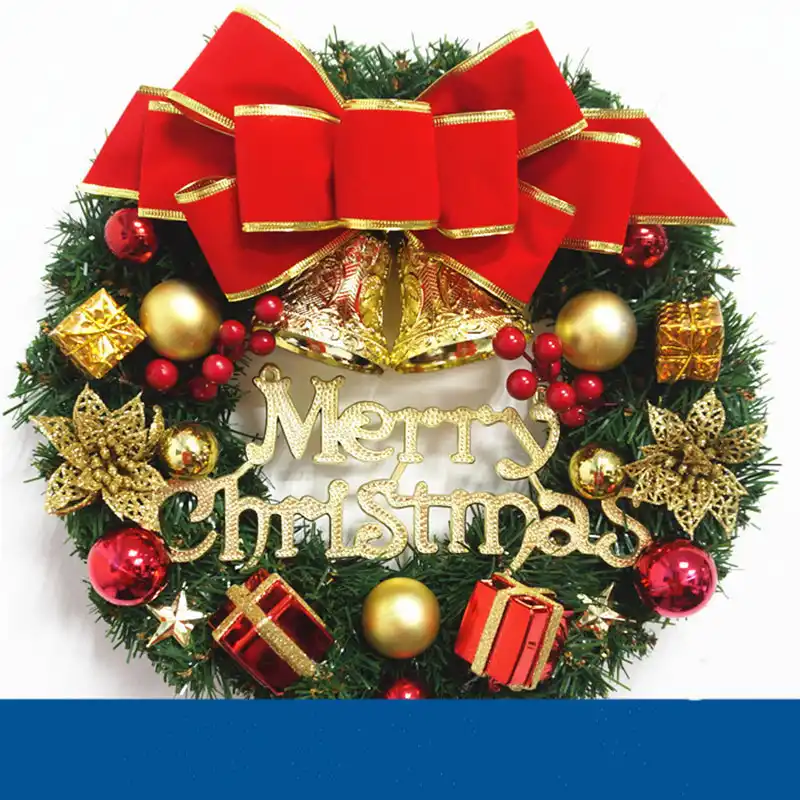 30cm beautiful elegant hanging christmas wreath garland ball