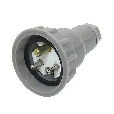 

AC 250V 10A Plastic Housing 3P Waterproof Marine Plug CTF2-3
