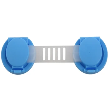 

10 Pieces/Set Of Infant Children'S Multi-Function Protection Lock And Long Drawer Door Cabinet Lock Plastic Children'S Care Lock