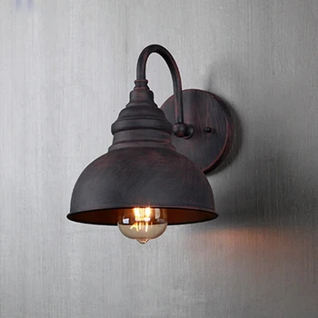 

E27 Industrial Style Decorative Balcony Stairs Rustproof Outdoor Waterproof Led Wall Light Courtyard Lamp Fixture European
