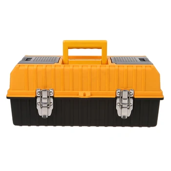 

Drop Ship 17" Large Plastic Tool Box 3 Layer Storage Hardware Toolbox Home Multifunction Car Repair Container Case