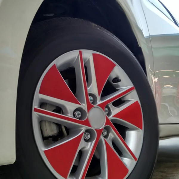 Декоративные наклейки для автомобильных колес из углеродного волокна для Toyota New Corolla автозапчасти