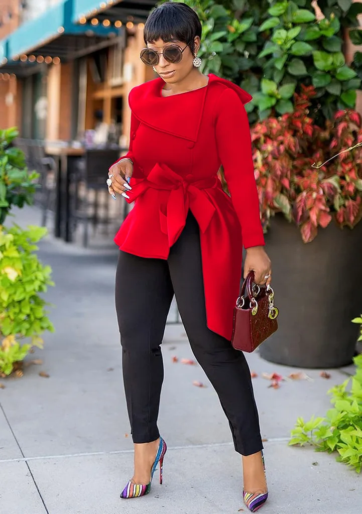 Осенне-зимняя черная Асимметричная футболка с круглым вырезом и длинным рукавом, футболка с кнопками, Офисная Женская одежда, элегантные черные облегающие асимметричные топы