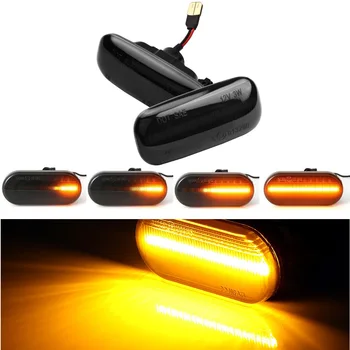 

2pcs For Audi A3 8P A4 S4 RS4 B6 B7 B8 A6 S6 RS6 S3 C5 C7 Car Led Dynamic Side Marker Turn Signal Light Sequential Blinker Lamp