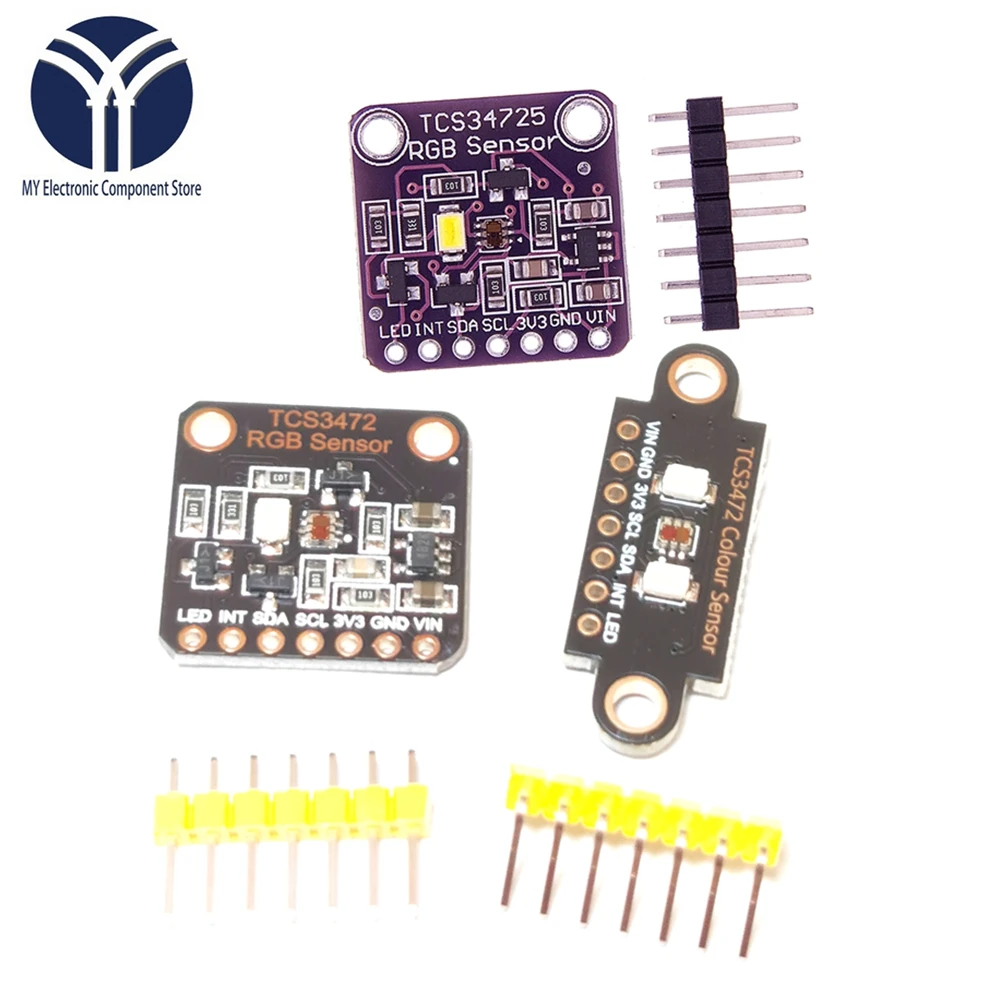 TCS34725 низкая Мощность ИК Блокировка фильтр RGB светильник Цвет Сенсор