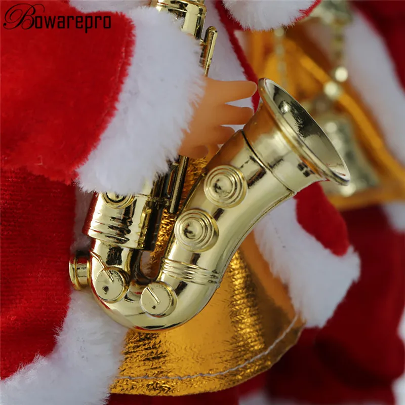 Горячий Рождественский Электрический Санта-Клаус, новогодний Рождественский подарок для детей, игрушка для пения, танцевальная игрушка, Рождественское украшение для дома