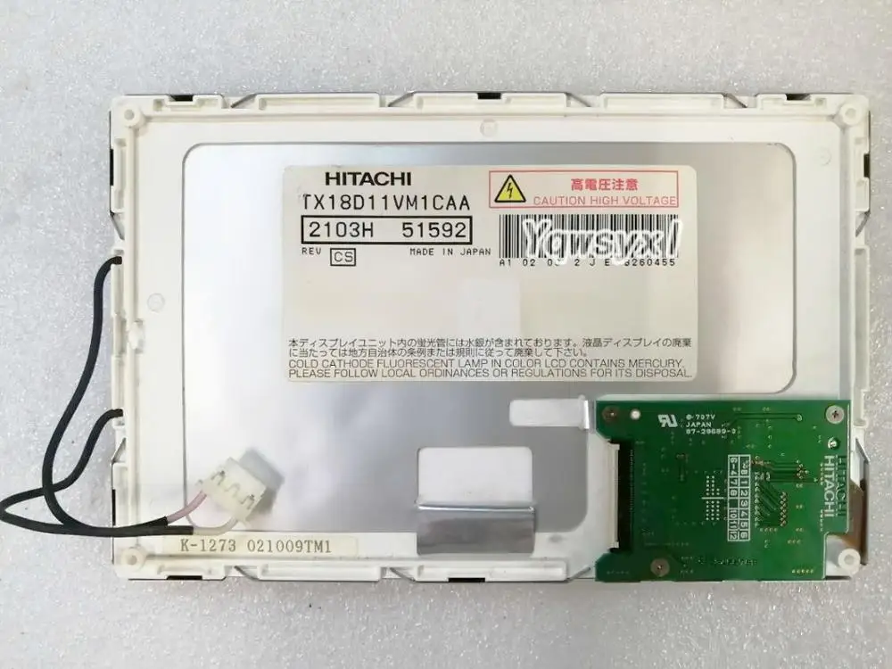Original Polegada Painel Lcd para Hitachi Tx18d11vm1caa 800×480 Industrial Display Lcd Reparação de Tela Substituição