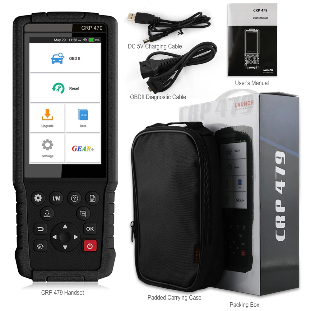 LAUNCH X431 OBD2 сканер двигателя ABS масло DPF EPB IMMO TPMS wifi Автомобильный OBDII