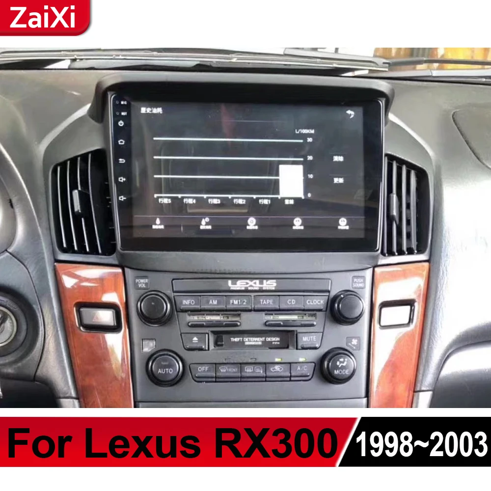 Автомагнитола ZaiXi для Lexus RX RX300 1998 ~ 2003 Android GPS аудио радио стерео навигация в