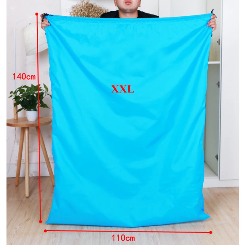 Oxford Extra Large Capacity Storage Bags Organizer Waterproof Travel Household Storage Clothes Quilt Drawstring Laundry Bags 4