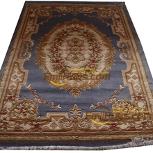 Savonnery цветочный ковер розы гостиная настенный изысканный круглый номер потрясающий вязание