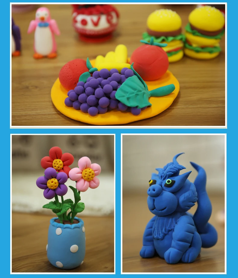 Инструмент 3D безопасный резиновый цветной глиняный Детский костюм Кристальный нетоксичный ручной работы сделай сам космическая грязь для изготовления этой глины