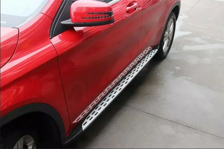 Для Mercedes Benz GLA- алюминиевый боковой шаг nerf бар ходовая доска модификация автомобиля аксессуары