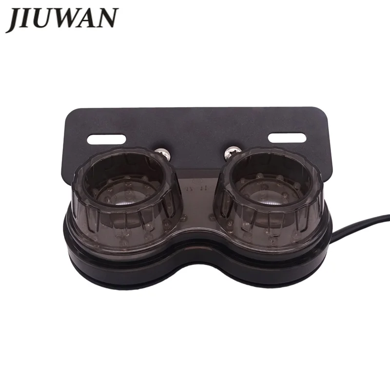

Motorcycle Tail Lights LED Turn Signal and Brake Lights with License Plate Bracket Tail Lamps for Harley Yamaha Suzuki Kawasaki