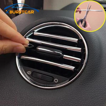 

Car Interior Air Conditioner Outlet Vent Strip Cover For Peugeot 206 207 307 308 408 508 2008 3008 Citroen C2 C3 C4 C4L C5