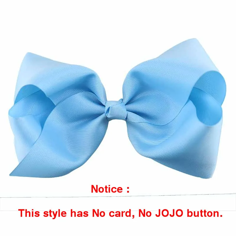 8 дюймов Jojo Siwa банты с зажимом большая заколка для волос для детей ручной работы печатные ленты бант Jumbo вечерние аксессуары для волос для девочек заколка для волос - Цвет: C16