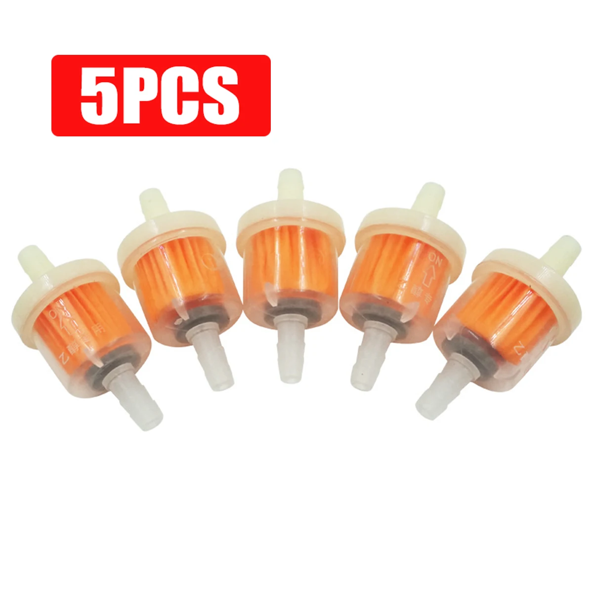 

5Pcs Motorcycle Petrol Gas Fuel Gasoline Oil Filter for Scooter Motorcycle Moped Scooter Dirt Bike ATV Go Kart oil fuel filter