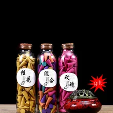 128 шт/бутылка освежитель воздуха для благовоний Аромат Лаванды Ароматерапия для спа-йоги с горелкой