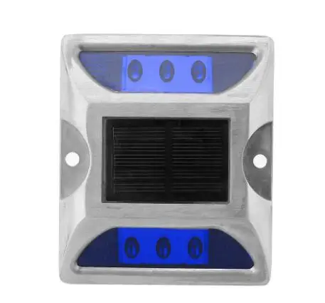 blue ICOCO светильник-Спайк на солнечной батарее, энергосберегающий светодиодный светильник с высоким сопротивлением, водонепроницаемый дорожный светильник, светильник,, лидер продаж - Испускаемый цвет: blue