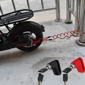 

Electric scooter bicycle disc brake lock Anti-theft lock With lock frame Optional wire rope for M365 / PRO scooter