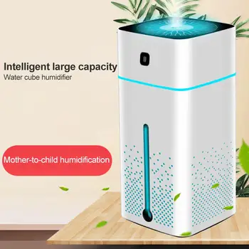 

1000mL Air Humidifier Aromatherapy Humidifier Air Aroma Diffuser LED Light Source Mist Purifier Humidifier