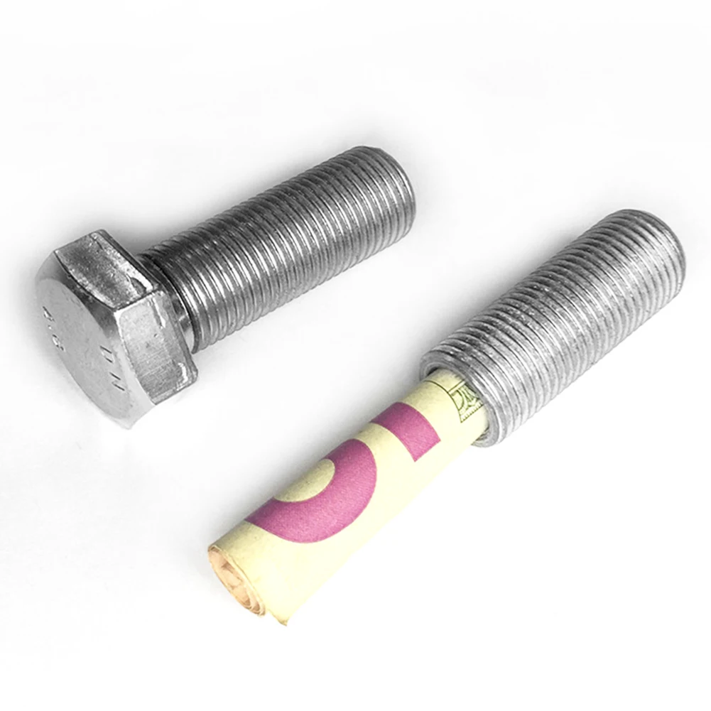 Многофункциональный металлический винт форма секретная коробка для таблеток