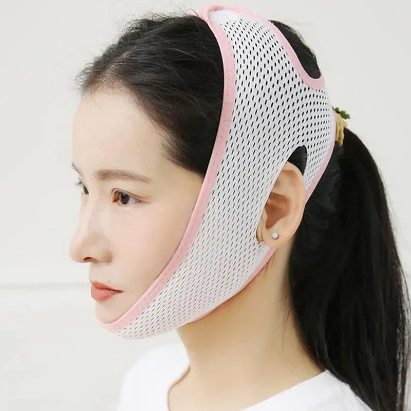 

Facial Thin Face Mask Slimming Bandage Skin Care Belt Shape And Lift Reduce Double Chin Face Mask Face Thining Band