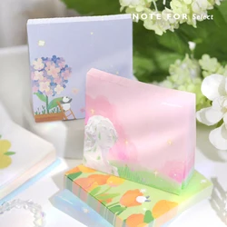 Autocollants bloc Notes Animal renard ours chien, étiquette autocollante Scrapbooking, bloc Notes Kawaii pour journal intime 100, 791 feuilles/paquet 