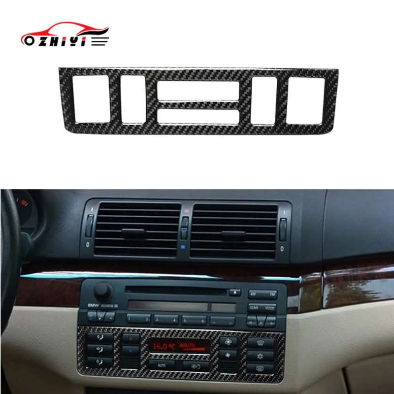 3D автомобильное углеродное волокно для BMW E46 323i 328i 330i 325i кондиционер воздуха с