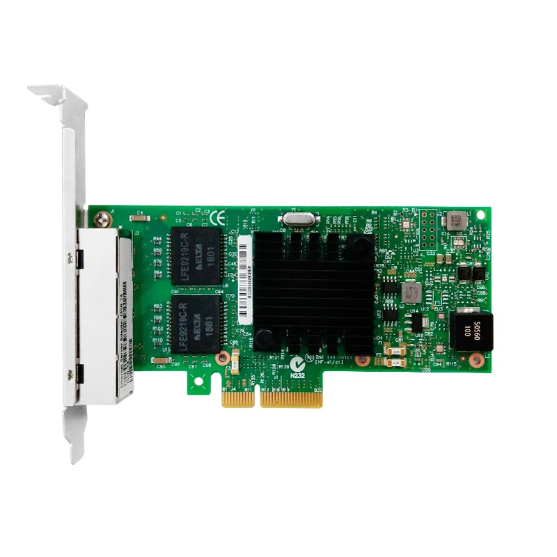 

I350-T4 Intel I350AM4 10M/100M/1000M NIC PCIe 2.0 RJ45*4 Quad port Lan card
