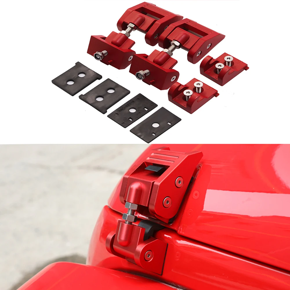 for Jeep Wrangler JK Unlimited Rubicon 2008 2009 2010 2012 2013 2014 2015 2016 2017 Metal Engine Hood Latch Lock Catches Kits | Автомобили